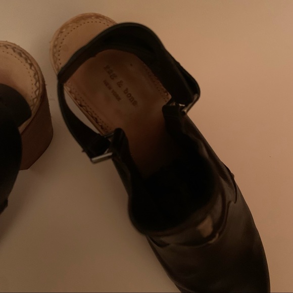 Rag & Bone black leather mules - Picture 2 of 4